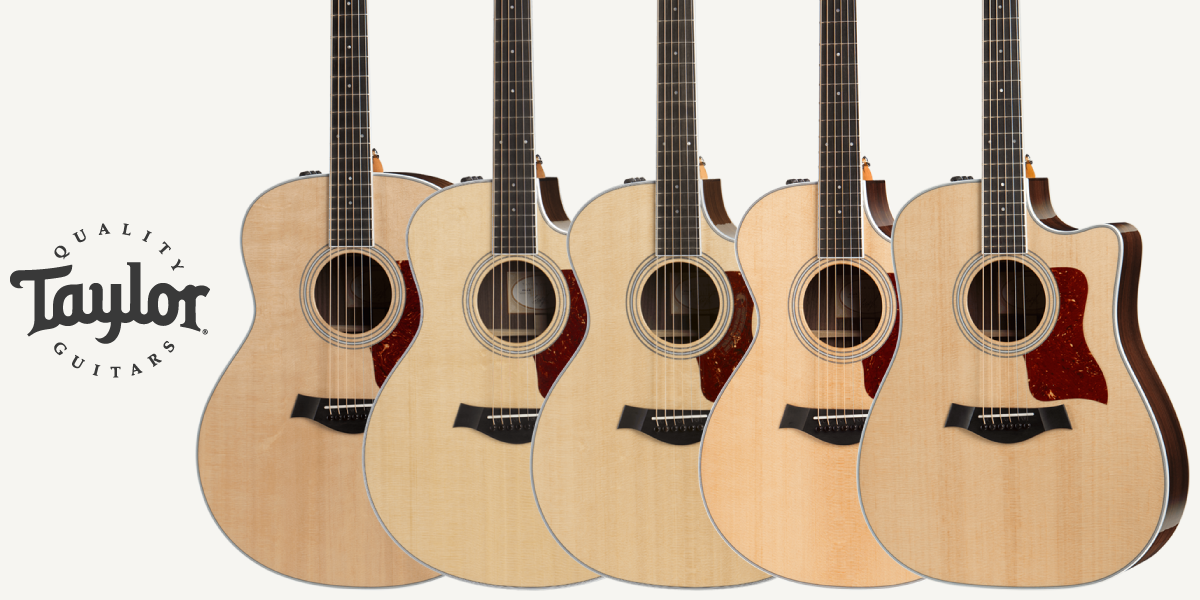 Taylorアコースティック · ギター5モデル無料レンタル